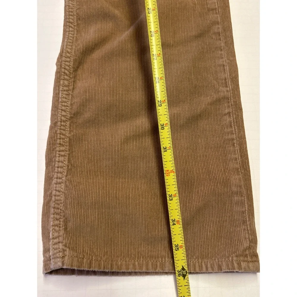 Banana Republic Mens 38x36 Pima Cotton Corduroy Pants New Tan 5-Pocket Straight
